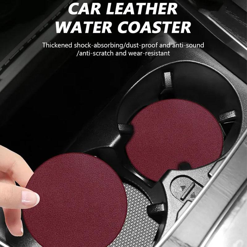 2pcs car cup holder mat non-slip coffee beverage mat for BMW X1 X2 X3 X4 X5 X6 X7 i3 i5 i7 E36 E39 E60 E87 E91 E92 F10 F20 F30