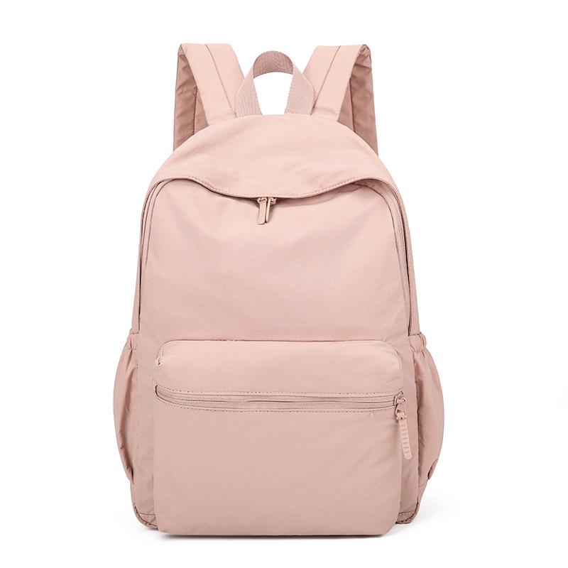 Schoolbag men's and women's casual multi-purpose lightweight large-capacity versatile backpack nylon cloth student class schoolbag commute travel