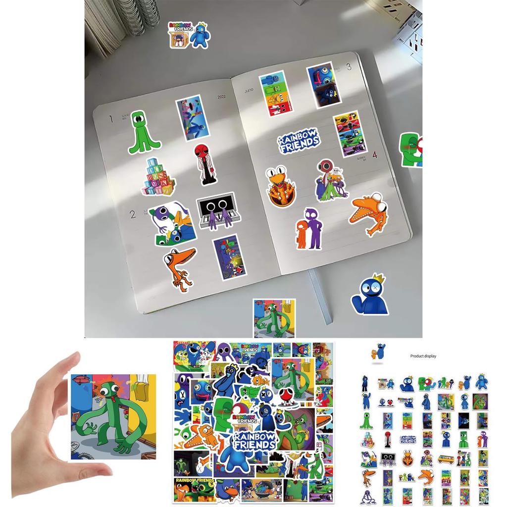 Drücke deine Persönlichkeit mit wasserfesten Roblox Rainbow Friends Stickern aus