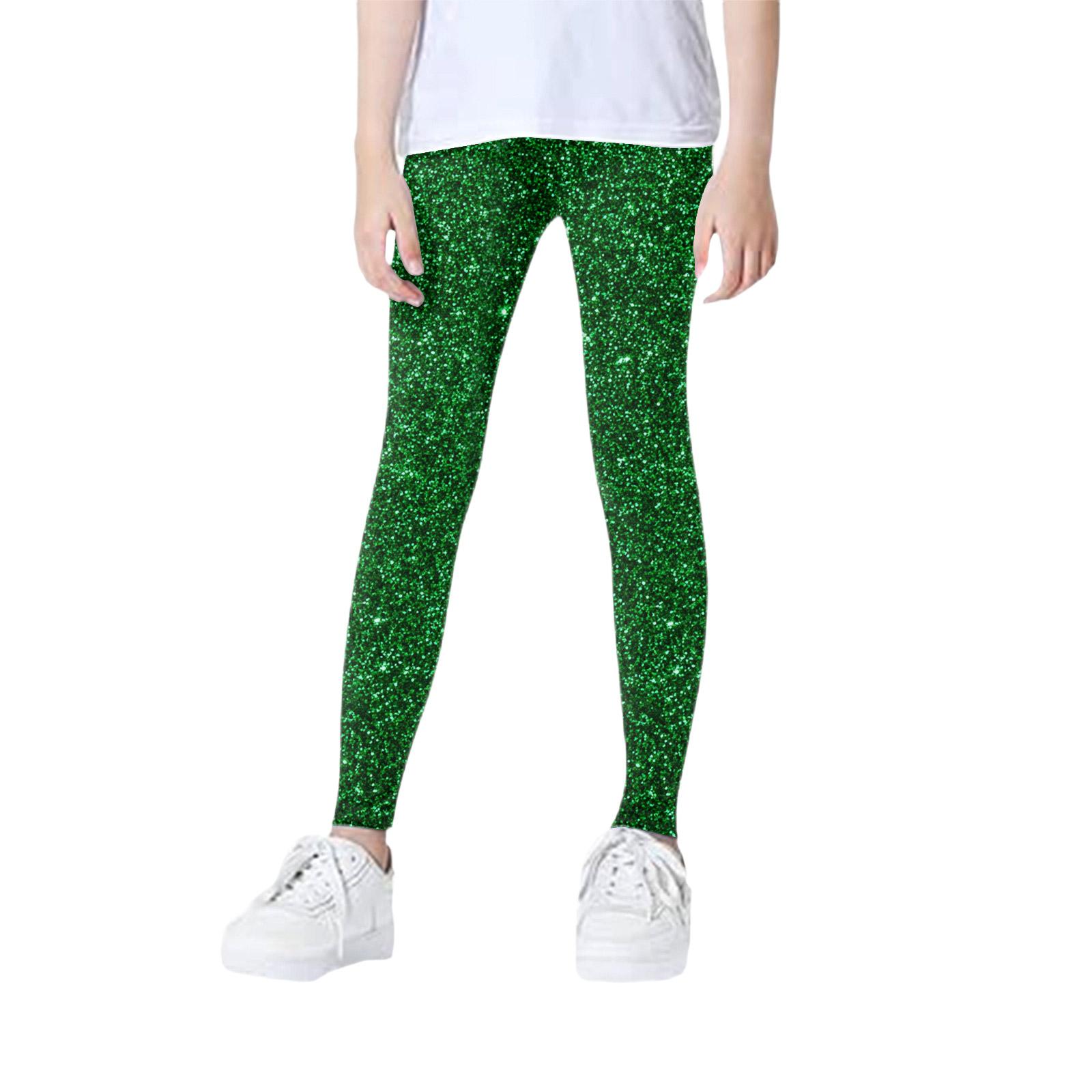 

Girls Slim Fit Leggings - Color Base Layer Pants 130