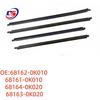 Toyota Hilux KUN25 Car Door Outer Glass Weatherstrips (68161-0K010, 68162-0K010)