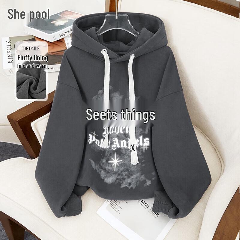 

Shechi Women s Fleece-Lined Hooded Sweatshirt One Size