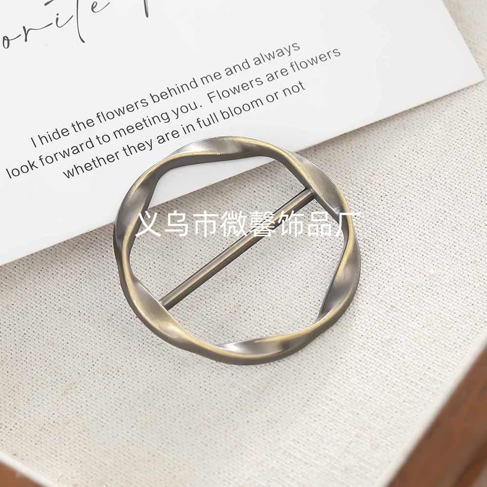 Высококачественная многофункциональная шелковая пряжка для шарфа, пряжка для ремня с жемчугом и стразами, угловая декоративная узловая пряжка