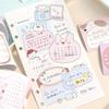 Letters Lover Tearable Sticky Note Roll - Energetic Daily Series Cartoon Cute Journal Border Stickers
