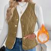 Fashionable Women's Cotton Vest, Thin And Slim Short Cold-proof Warm Vest