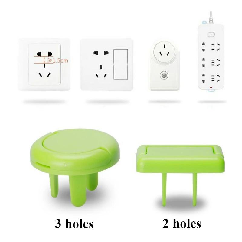 3colors Socket Protective Cover Child Safety Protective Covers Baby Power Switch with Handle Socket Plug Anti-shock Dust Covers