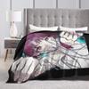 Super Soft BlanketKids Adult Camping Serial Experiments Lain Throw Blanket Flannel Bedspread For Couch Chair Sofa Bed Cover