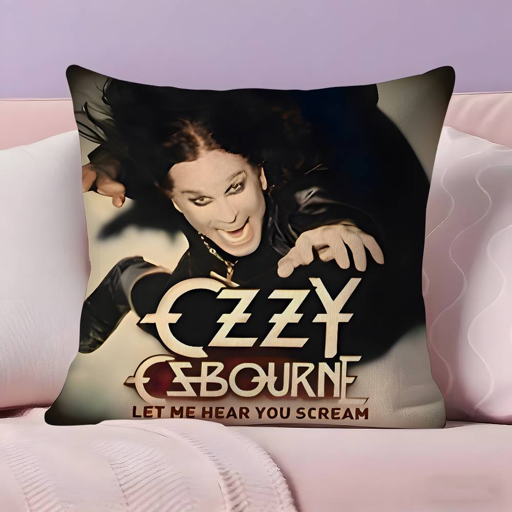 Cântăreț principal al trupei O-Ozzy Osbourne Față de pernă Față de pernă Material Ultra Moale Prietenos cu Pielea Confort ca un Nor & Fermoar Ascuns