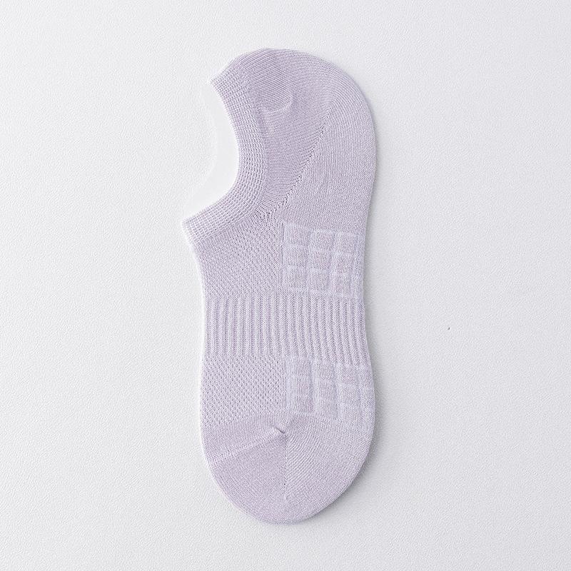 Female Summer Thin Non Slip Do Not Fall with Net Eye Shallow Mouth Invisible Short Cotton Socks
