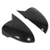 Pair Horn Shape Door Mirror Covers Side Mirror Caps Replacement for Hyundai Tucson 2019?2020Carbon