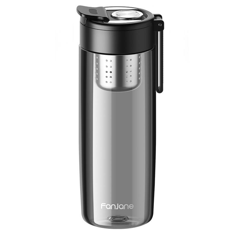 FANJANE Geüpgradede Magnetische Thee Mok met Thee Zeefje -20 Tot 100℃ BPA VRIJ 1000ml Sport TRITAN Plastic Waterfles Mok met Filter