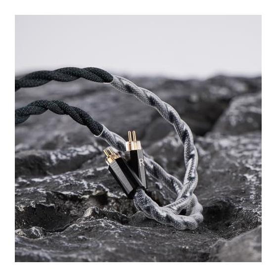 NICEHCK MeetEva Earphone Recable 0.78mm 2Pin 4.4mm Silver Plated Silver Copper Alloy and Silver Plated Oxygen Free Copper OFC Mix Woven with PP