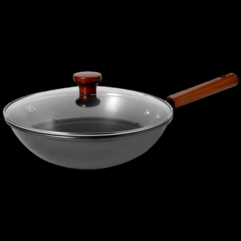 ASD 32cm Fine Iron Stir-fry Wok