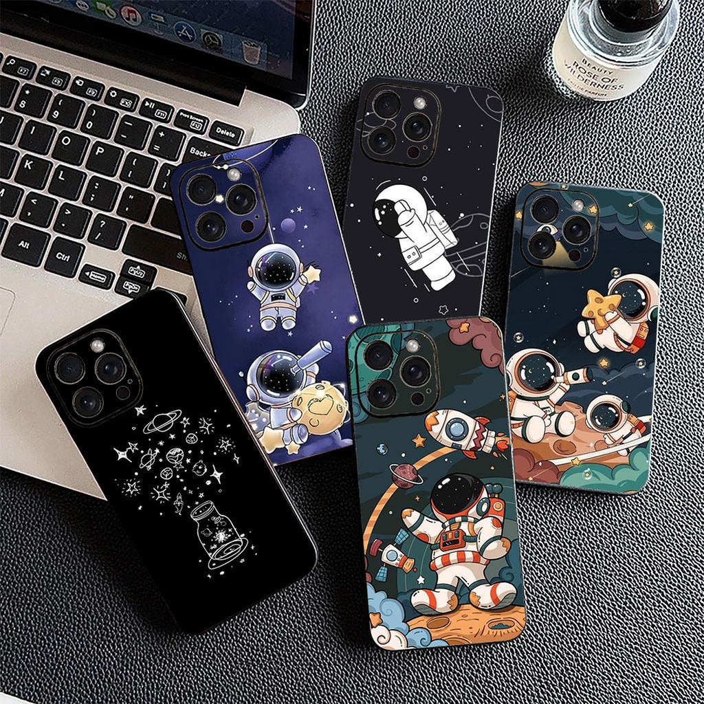 for Motorola Moto Edge 50 30 One Fusion 40 neo Ultra Pro 20 Lite G50 G85 G84 E15 E14 Phone Case Moon luxury Astronaut Stars Sky