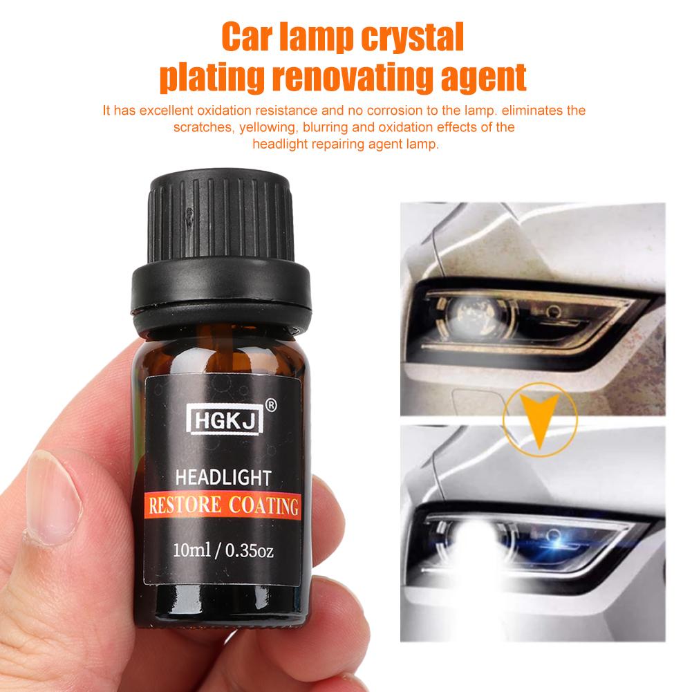20Ml Car Headlight Repair Polishing Scratch Remover Tool Oxidation Refurbishment Lamp Cleaning Window Glass Cleaner HGKJ 8