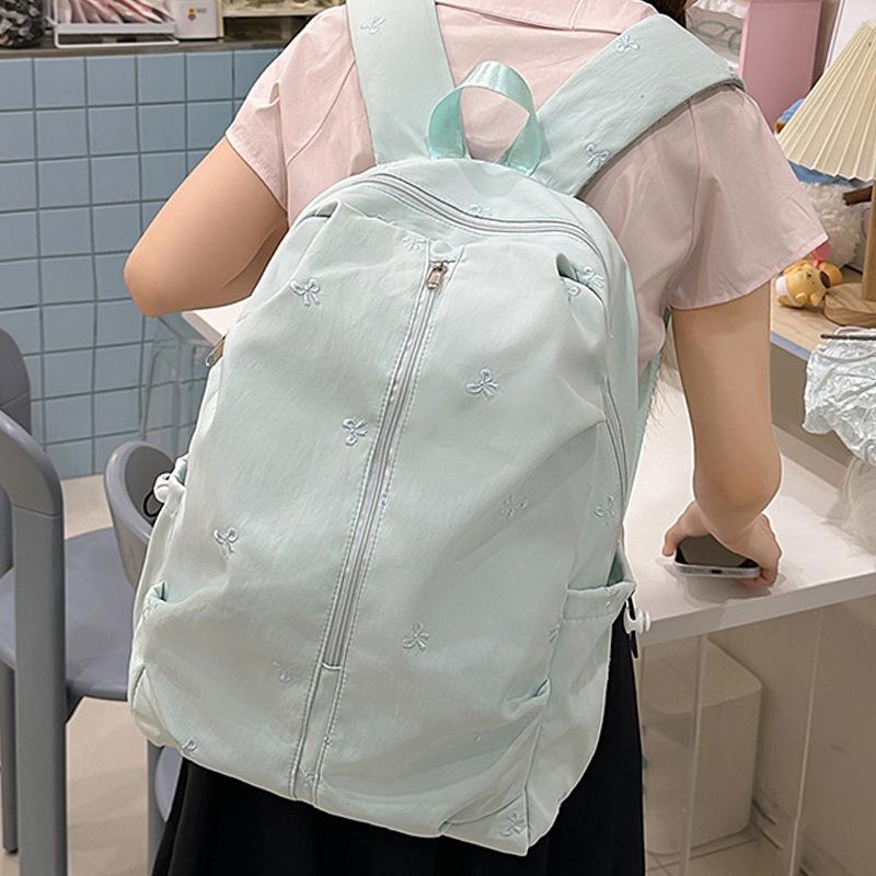 Simple Small Backpack for Girls High School and College Students