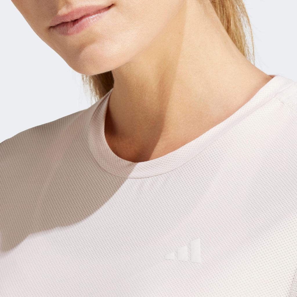 New Adidas Regular T Shirt Women's Beige IN1598