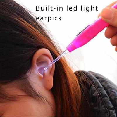 Ear pickingEar scoopEar Scoop Glowing Ear Digging Spoon Cleaning Ear poopEar Picking Tool Can Dig Ear Spoon with Light