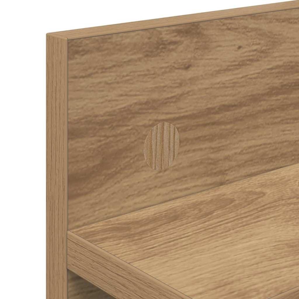 Wall mounted nightstand Artisan Oak 60 x 10.5 x 18 cm