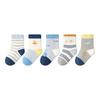 Niduo Bear Boys' Seamless Cotton Crew Socks - 5 Pack