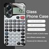 Funny Digital Calculator Pattern Tempered Glass Phone Case for OPPO Realme 13 Pro Plus 12 11 10 9i C55 X7 GT Neo 2 3T Hard Cover