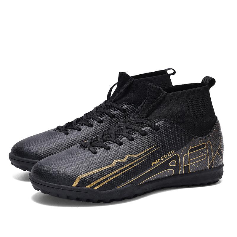 

Breathable High-Top Football Spikes - Trendy, Non-Slip Sports Shoes for Men & Women 45