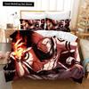 Jujutsu Kaisen Duvet Cover Cool Bedding Set Japanese Famous Animation Set Special for Adults and Children's Room Decoration
