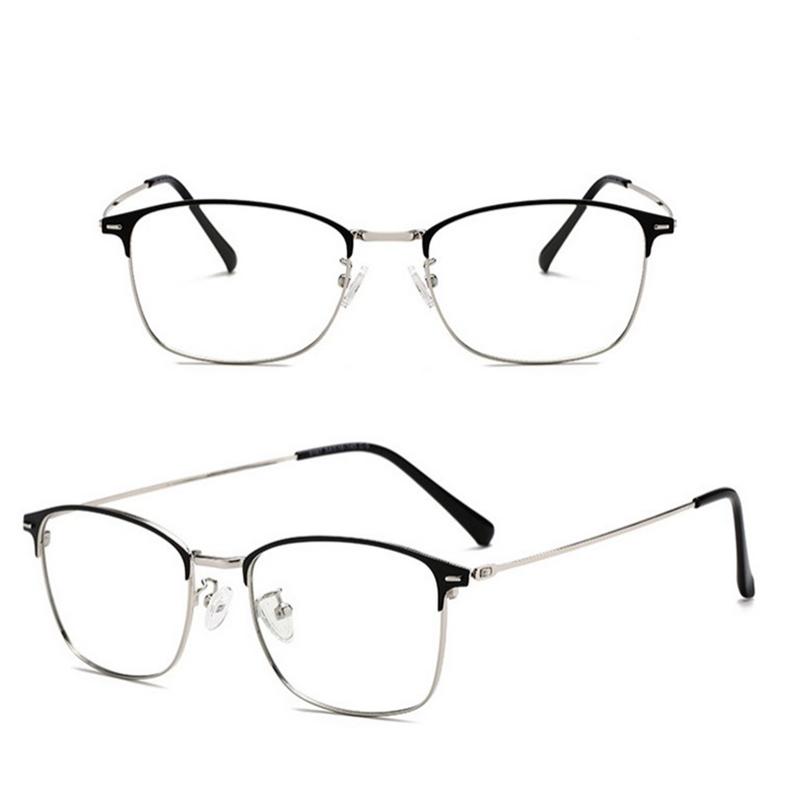 Sun Photochromic Lens Square Nearsighted Glasses Anti Blue Light Computer Prescription Eyeglasses Diopter 0 to 4 0