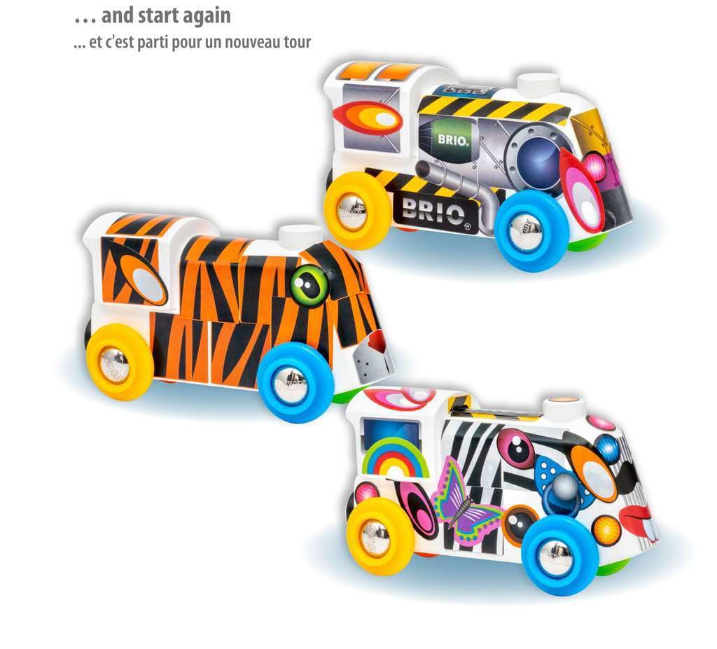 BRIO WORLD Sticker Train 33979 White