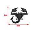 1pcs 3D Hot sale Metal Car Fender Side Logo Car Door Rear Bumper Tail Door Trunk Emblem Badge for Abarth 500 600 124 125 595