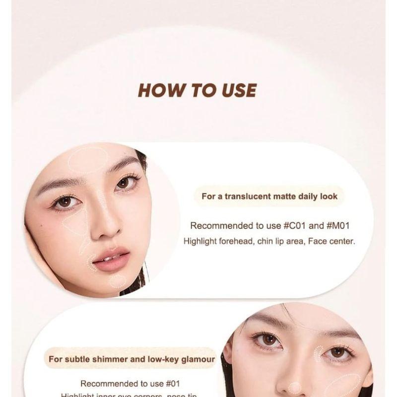 Judydoll - Glanzend Highlighting Poeder - 4 Kleuren