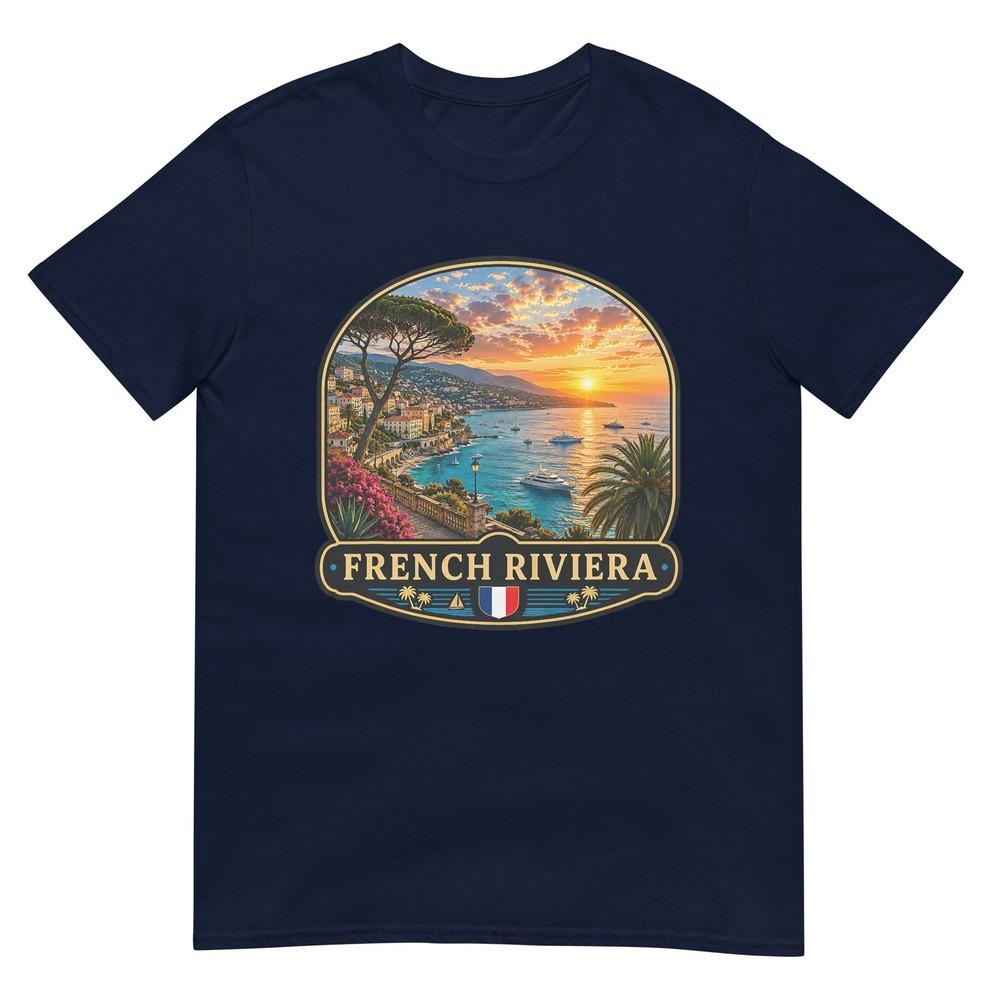 Beautiful Sunset French Riviera Coastal View TShirt S