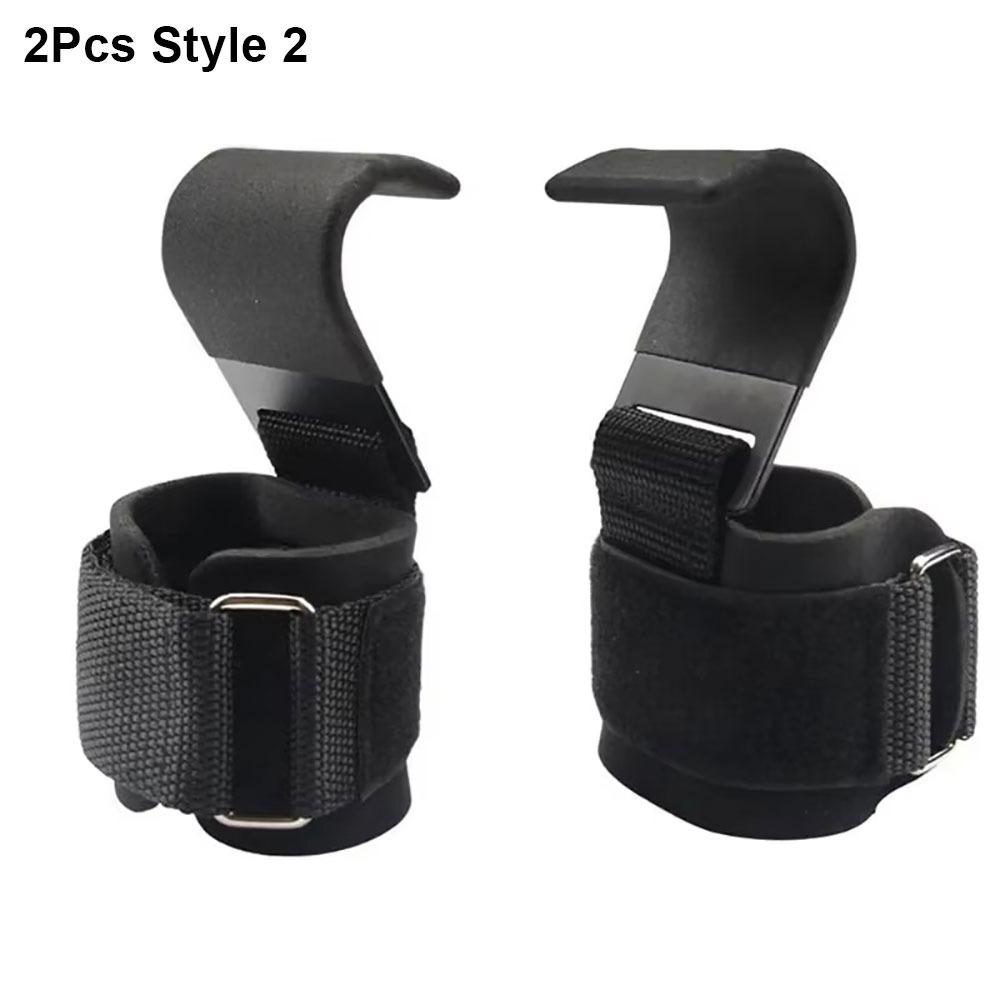 1/2Pcs Pull-Ups Hand-Bar Wrist Strap With Wrist Wraps Gym Fitness Hook New Power Lifting Gloves