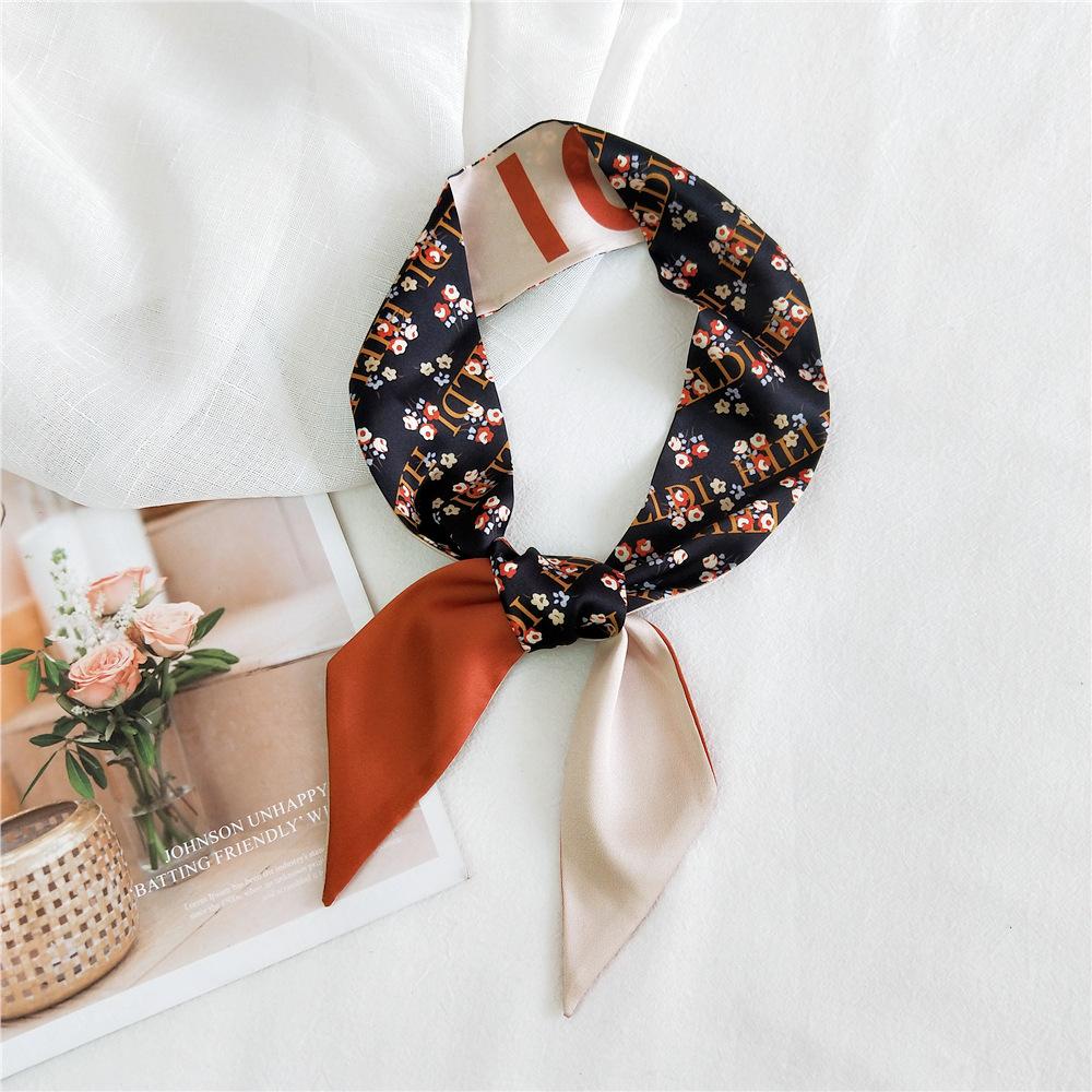 New Scarves Silk Scarves Women'S Spring And Autumn Season Long Decorative Professional Scarves Summer Thin Styles Paired With Shirts Stylish
