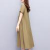 Elegant Long Dresses for Women  Short Sleeve Casual Women's Dress