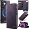 For Magsafe Charging Wallet Cards Leather Case For Samsung Galaxy S25 S24 S23 Ultra S22 S21 S20 2 in 1 Detachable Flip Cover