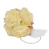 Simulation Rose Ball Artificial Flower Ball Innovative Photography Props with Jingle Bell Feather