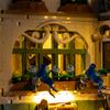 Kit d'éclairage LED DIY Pour Lego 11371 Kit de Lampadaire de Rue Commerçante Jouet de Construction Décoration Accessoires d'Éclairage Réglables