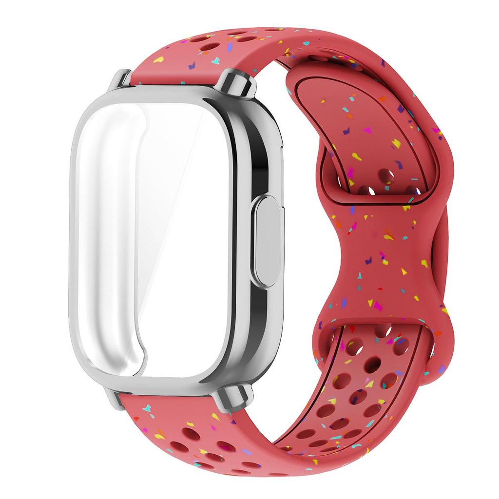 Řemínek+Pouzdro Pro Xiaomi Redmi Watch 5 active 5 Lite Ochranný Kryt Celý Displej TPU Měkký Kryt a Silikonový Prodyšný Sportovní Pásek