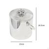 Ice Bucket with Lid Polished Stainless Steel RustResistant Beverage Chiller for Hosts,