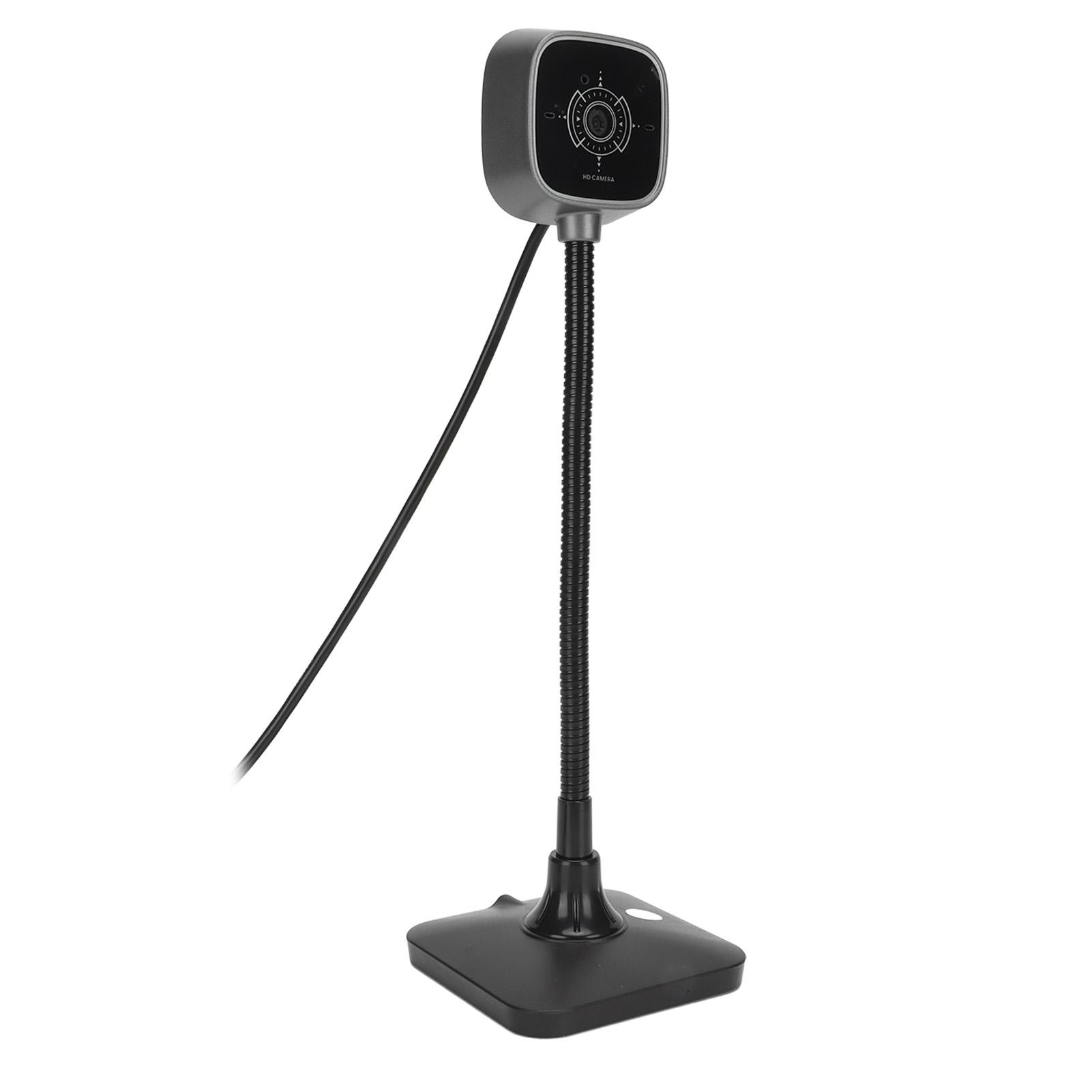 

USB Camera HD Noise Reduction Bendable Tube Desktop Computer Webcam with Microphone for Live