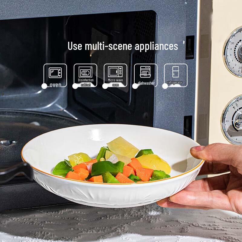 Huaihuang 24-Piece Ceramic Dinnerware Set