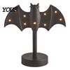 Gothic Home Decor Light Halloween Witch Lantern, Resin Tabletop with Warm Glow, Spooky Centerpiece Lantern Decoration for Shelf Desk
