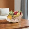 Cesta de Almacenamiento Decorativa en Forma de Abanico Cesta de Almacenamiento Multiusos Hecha a Mano Decoración de Dormitorio