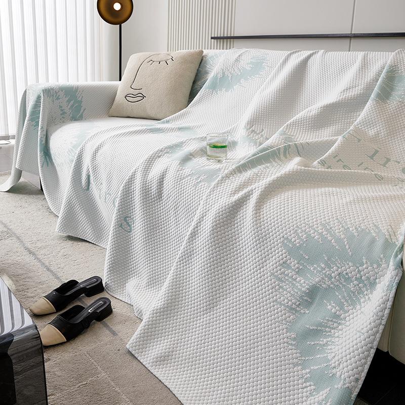 Summer Cool Sofa Cover Cloth Full Covered Summer Non-Slip Sofa Cover Anti-Scratching Sofa Cover