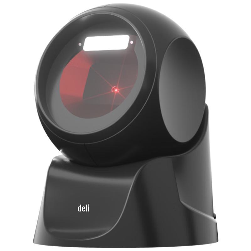 Deli 14963 Wired Desktop 1D/2D Barcode Scanner