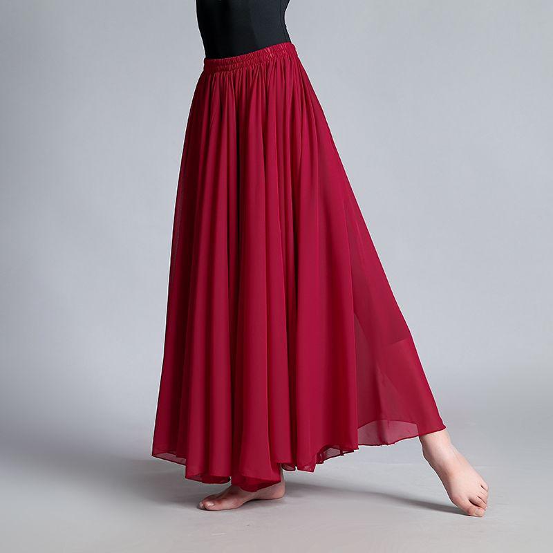 

Детская юбка-солнце 720 градусов для танцевальных выступлений – Юбка для классического китайского танца для девочек Skirt length 65cm, height 125-132cm