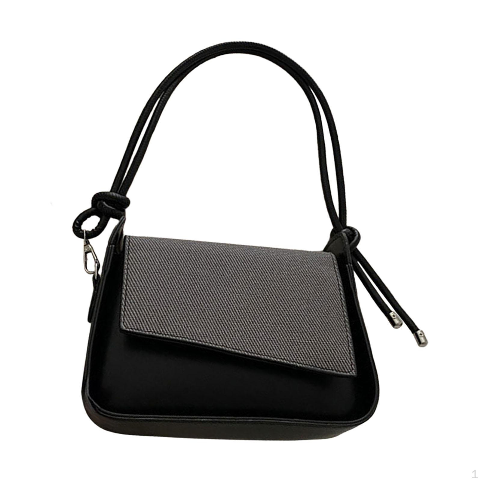 

Женская кожаная сумка через плечо Повседневная сумка для свиданий Отпуск чёрный