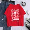 New Men Women Cartoon T-Shirts Harajuku Kawaii Cat Printed Short Sleeve Tees Couple Streetwear Clothes Y2K Tops Graphic T Shirts