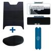 Honda U-Be+ Rubber Foot Mats: Waterproof, Sun-Blocking, Dirt & Wear-Resistant Motorcycle Pedal Pads.